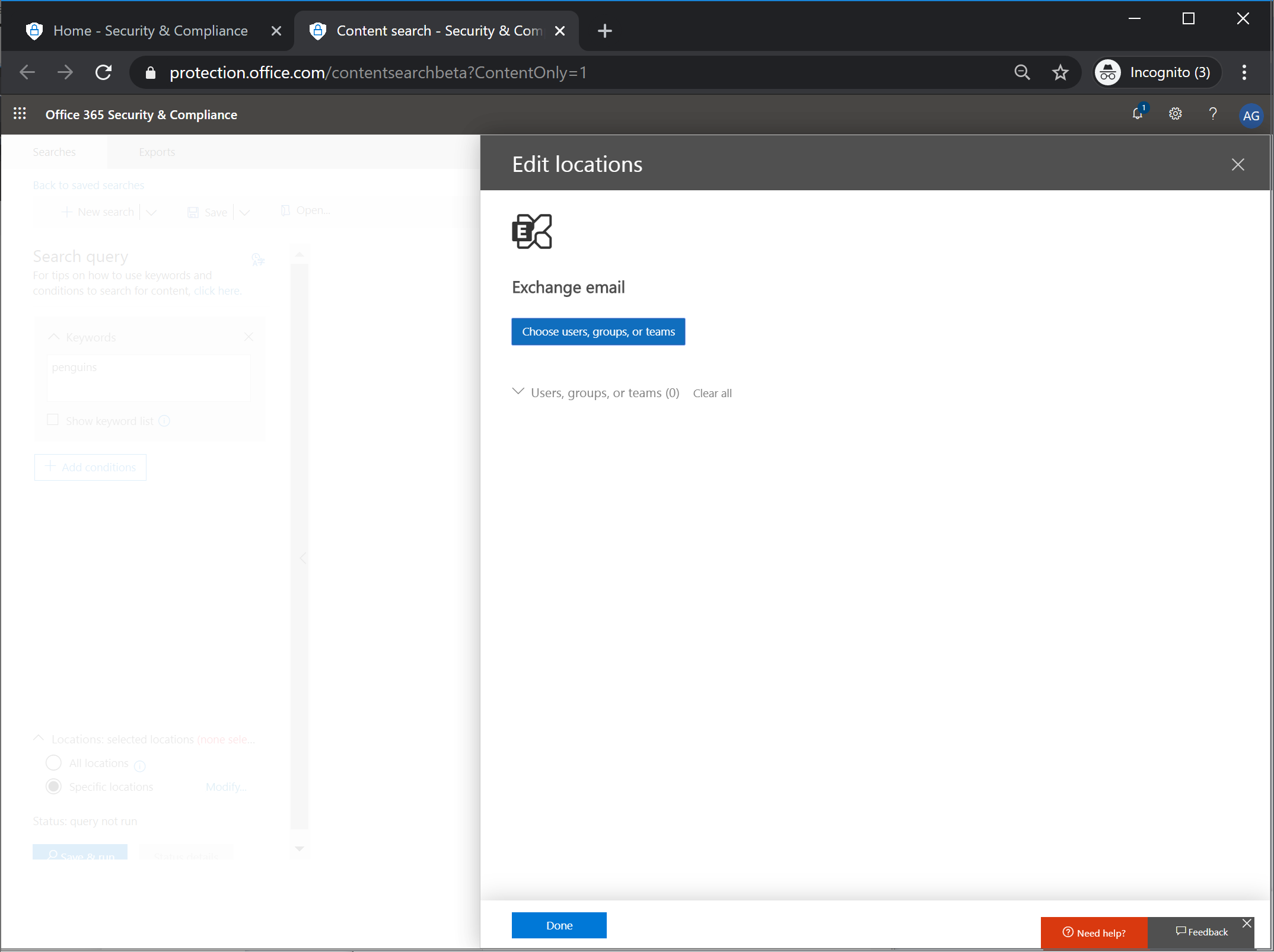 Office 365 Security & Compliance Center Ediscovery – Part 1: Overview 